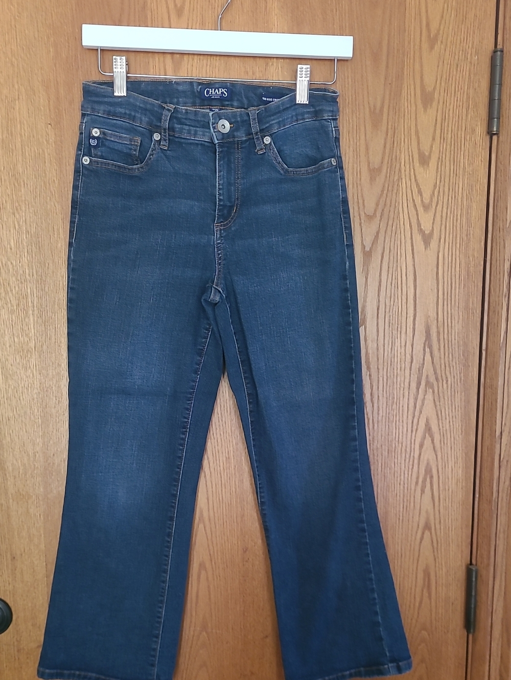Chaps Women's Dark Blue Flare Jeans